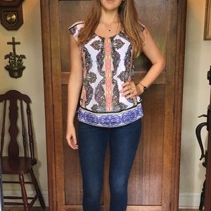 CLOSET CLOSING! Dana Buchman sleeveless tunic top